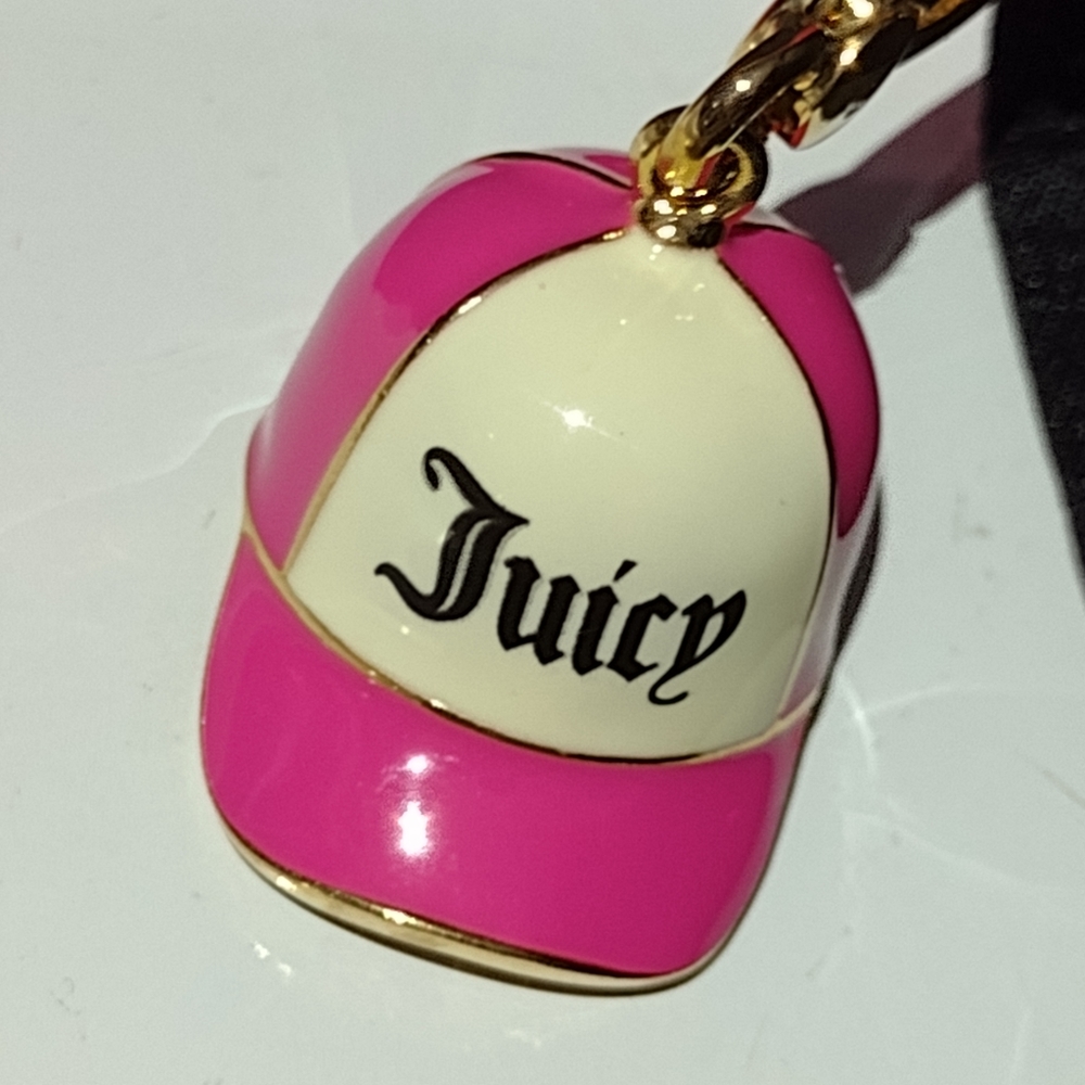 JUICY COUTURE βΎ Play βΎ Game On!! Baseball Cap Never Removed From Original π NWT - Picture 3 of 15